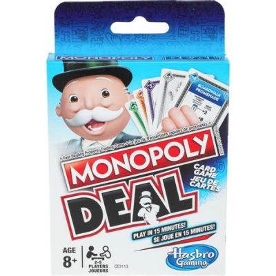 Monopoly Deal: Un jeu de cartes frénétique pour négocier votre chemin vers la richesse!